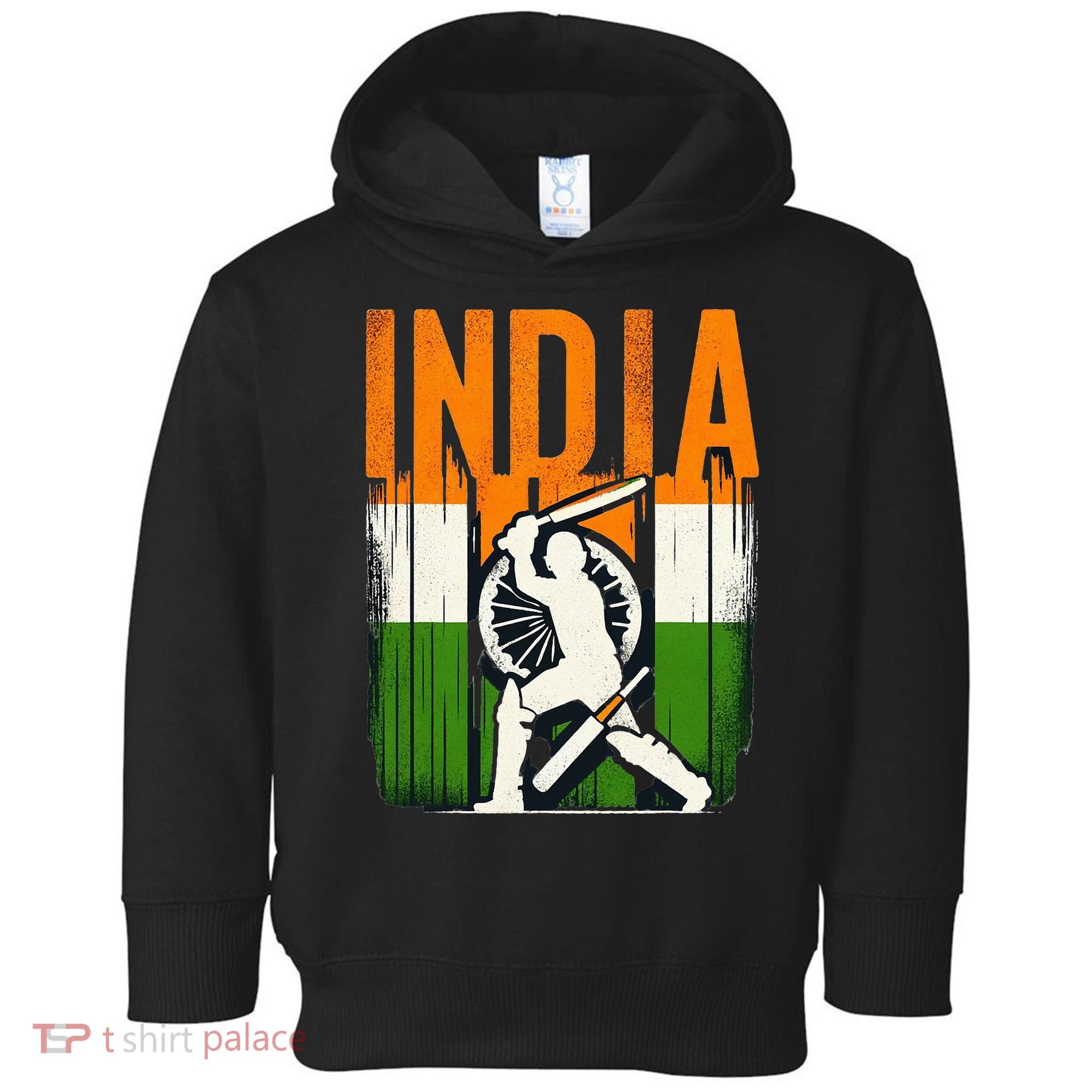 India Cricket Supporters Jersey Indian Cricket Fans Toddler Hoodie