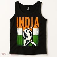 India Cricket Supporters Jersey Indian Cricket Fans Tank Top thumb 2