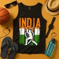 India Cricket Supporters Jersey Indian Cricket Fans Tank Top thumb 4