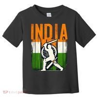India Cricket Supporters Jersey Indian Cricket Fans Toddler T-Shirt thumb 0