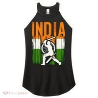 India Cricket Supporters Jersey Indian Cricket Fans Women's Perfect Tri Rocker Tank thumb 0