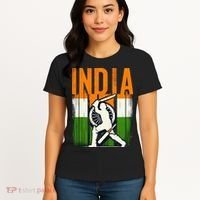India Cricket Supporters Jersey Indian Cricket Fans Women's T-Shirt thumb 4