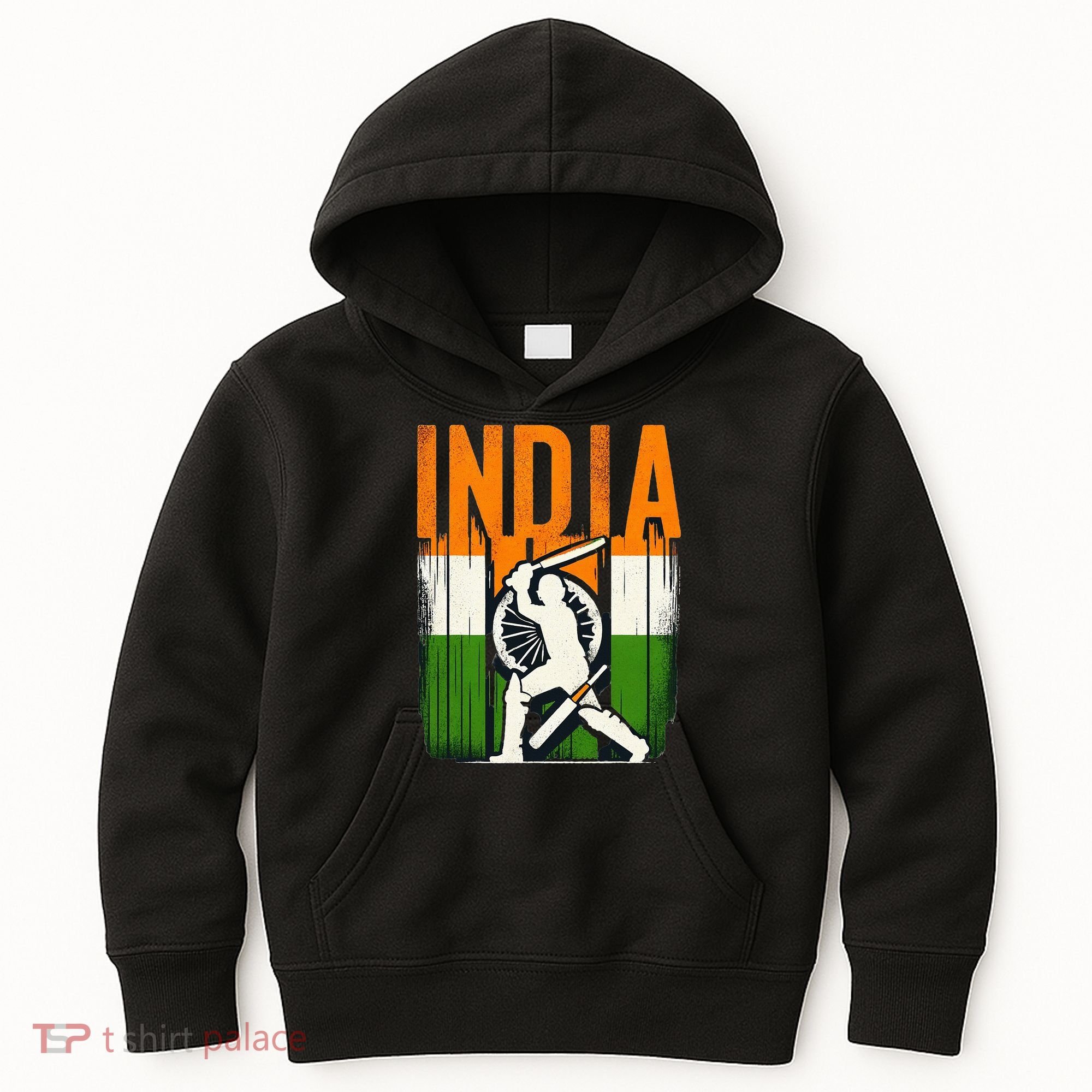 India Cricket Supporters Jersey Indian Cricket Fans Kids Hoodie