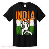 India Cricket Supporters Jersey Indian Cricket Fans Kids T-Shirt thumb 0