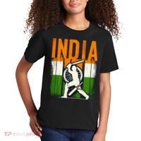 India Cricket Supporters Jersey Indian Cricket Fans Kids T-Shirt thumb 2