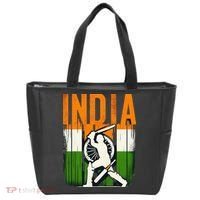 India Cricket Supporters Jersey Indian Cricket Fans Tote Bag thumb 0