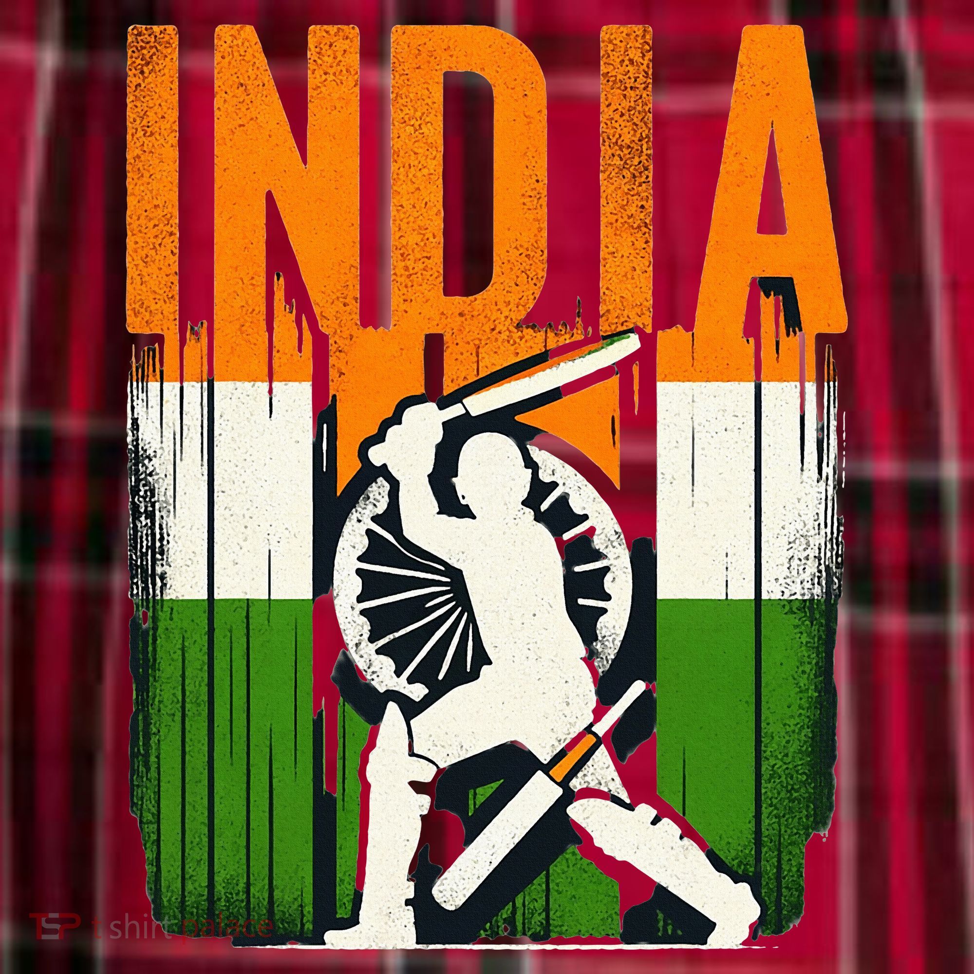 India Cricket Supporters Jersey Indian Cricket Fans Men's Flannel Plaid Pajama Pants