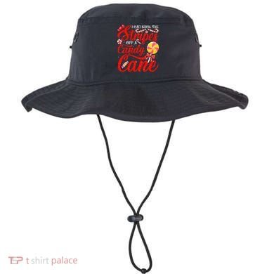 I Can Suck The Stripes Off A Candy Cane Christmas Naughty Bucket Hat