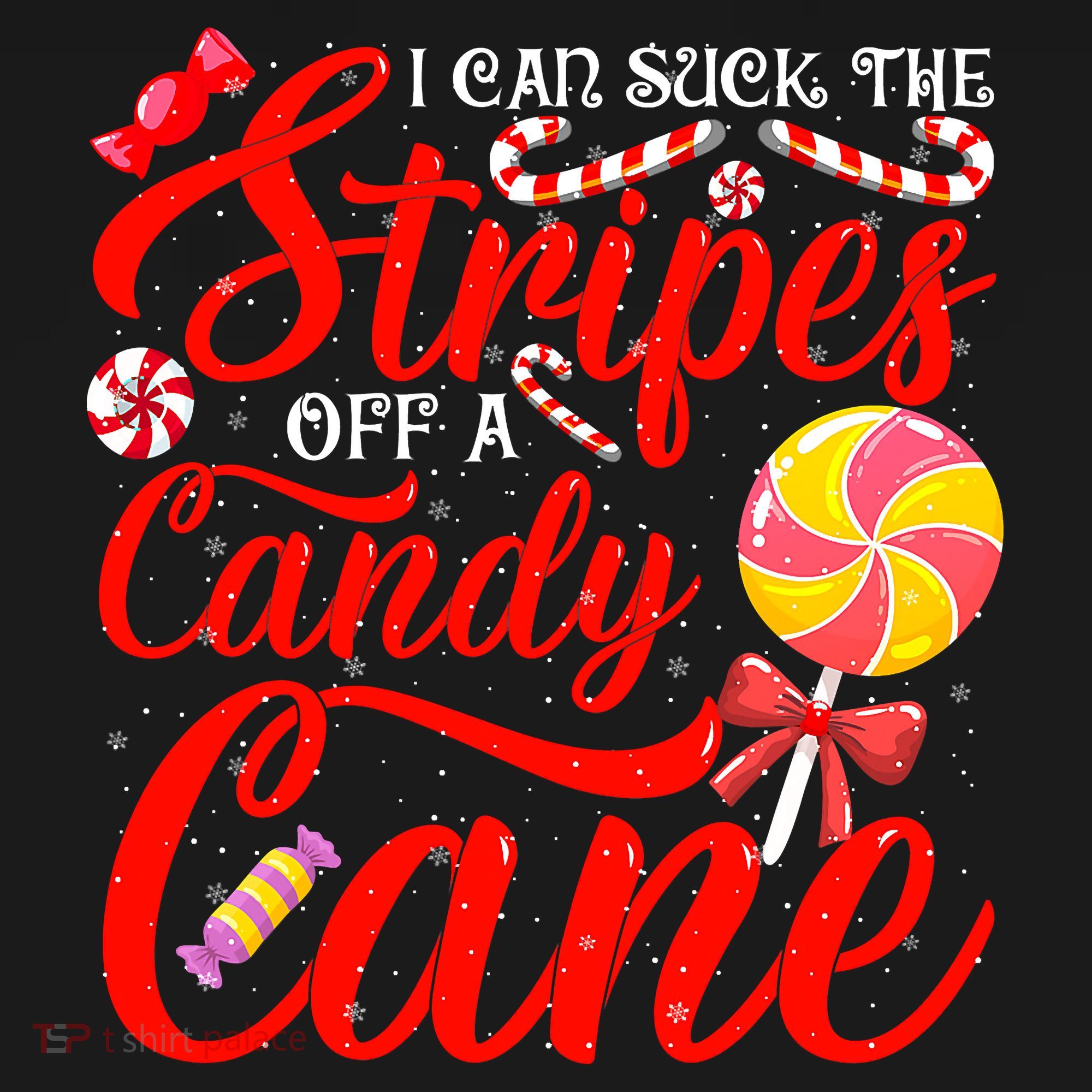 I Can Suck The Stripes Off A Candy Cane Christmas Naughty Women's Tank Top