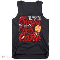 I Can Suck The Stripes Off A Candy Cane Christmas Naughty Tank Top thumb 0