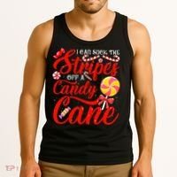 I Can Suck The Stripes Off A Candy Cane Christmas Naughty Tank Top thumb 3