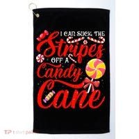 I Can Suck The Stripes Off A Candy Cane Christmas Naughty Golf Towel thumb 0