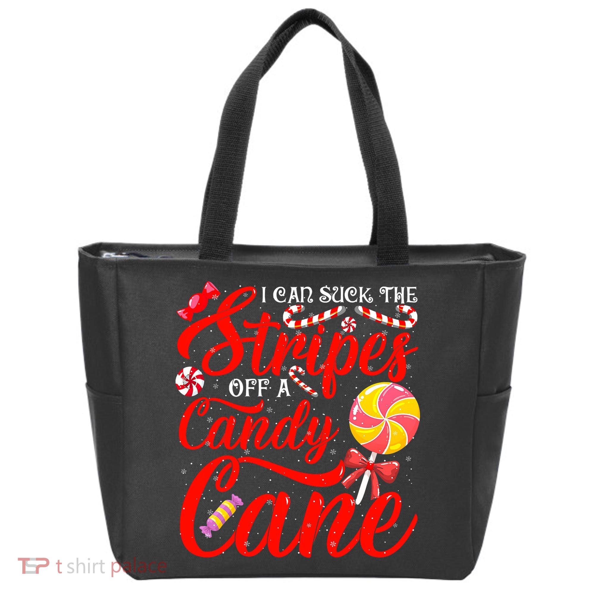 I Can Suck The Stripes Off A Candy Cane Christmas Naughty Tote Bag