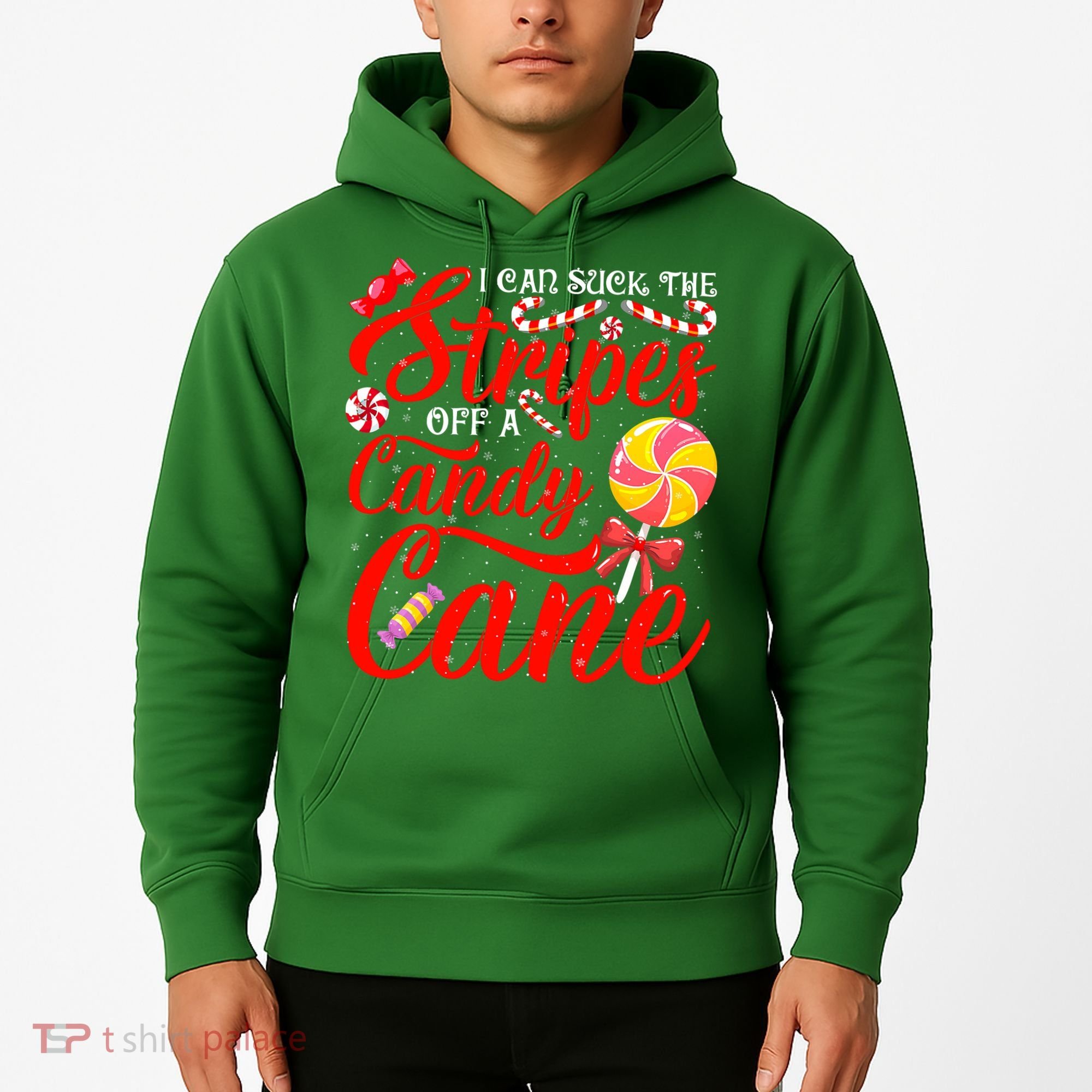 I Can Suck The Stripes Off A Candy Cane Christmas Naughty Hoodie