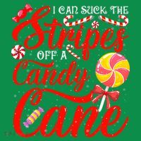 I Can Suck The Stripes Off A Candy Cane Christmas Naughty Sweatshirt thumb 3