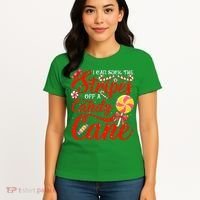 I Can Suck The Stripes Off A Candy Cane Christmas Naughty Women's T-Shirt thumb 4