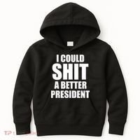 I Could Sh*t A Better President Funny Anti Biden Kids Hoodie thumb 0
