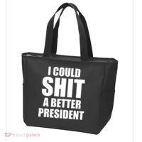 I Could Sh*t A Better President Funny Anti Biden Tote Bag thumb 3