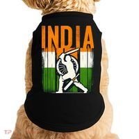 India Cricket Supporters Jersey  Indian Cricket Fans  Doggie Tank thumb 0