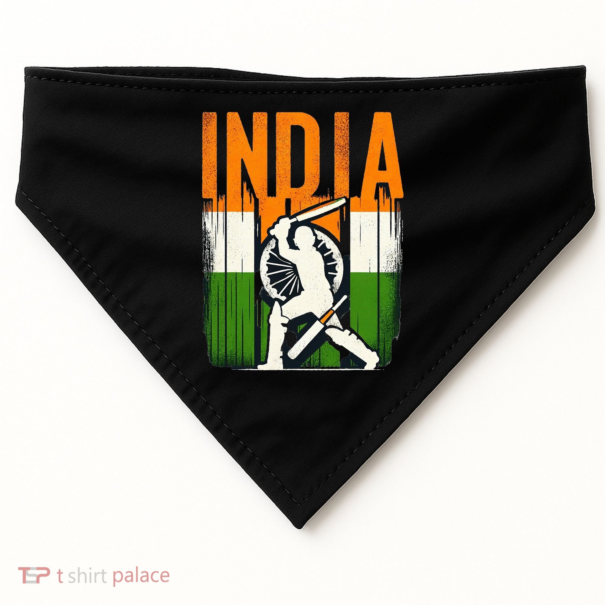 India Cricket Supporters Jersey  Indian Cricket Fans  USA-Made Doggie Bandana