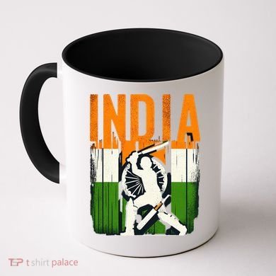 India Cricket Supporters Jersey  Indian Cricket Fans  Coffee Mug