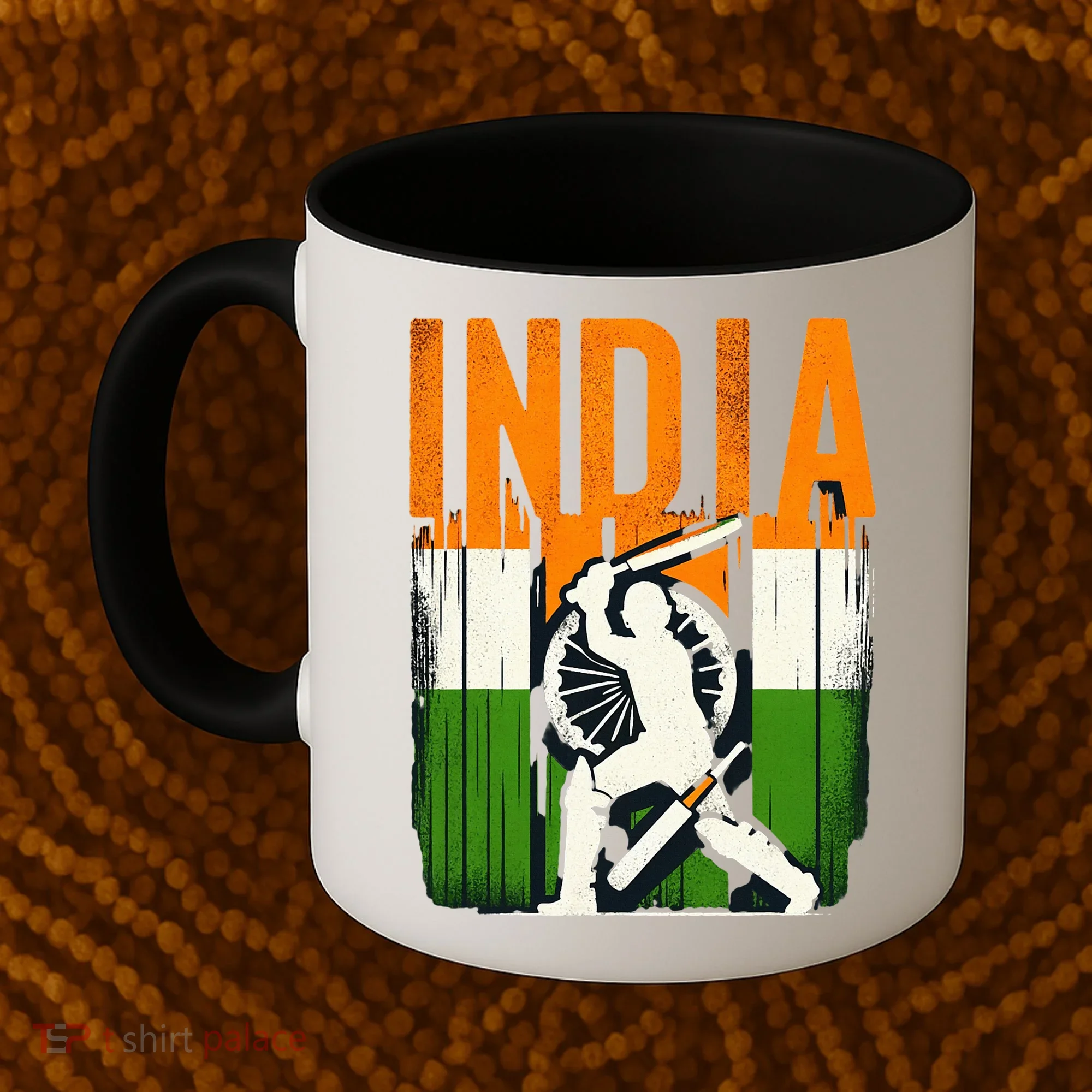 India Cricket Supporters Jersey  Indian Cricket Fans  Coffee Mug