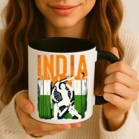 India Cricket Supporters Jersey  Indian Cricket Fans  Coffee Mug thumb 3