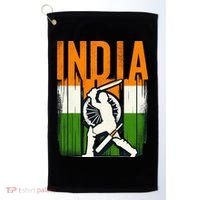 India Cricket Supporters Jersey  Indian Cricket Fans  Golf Towel thumb 0