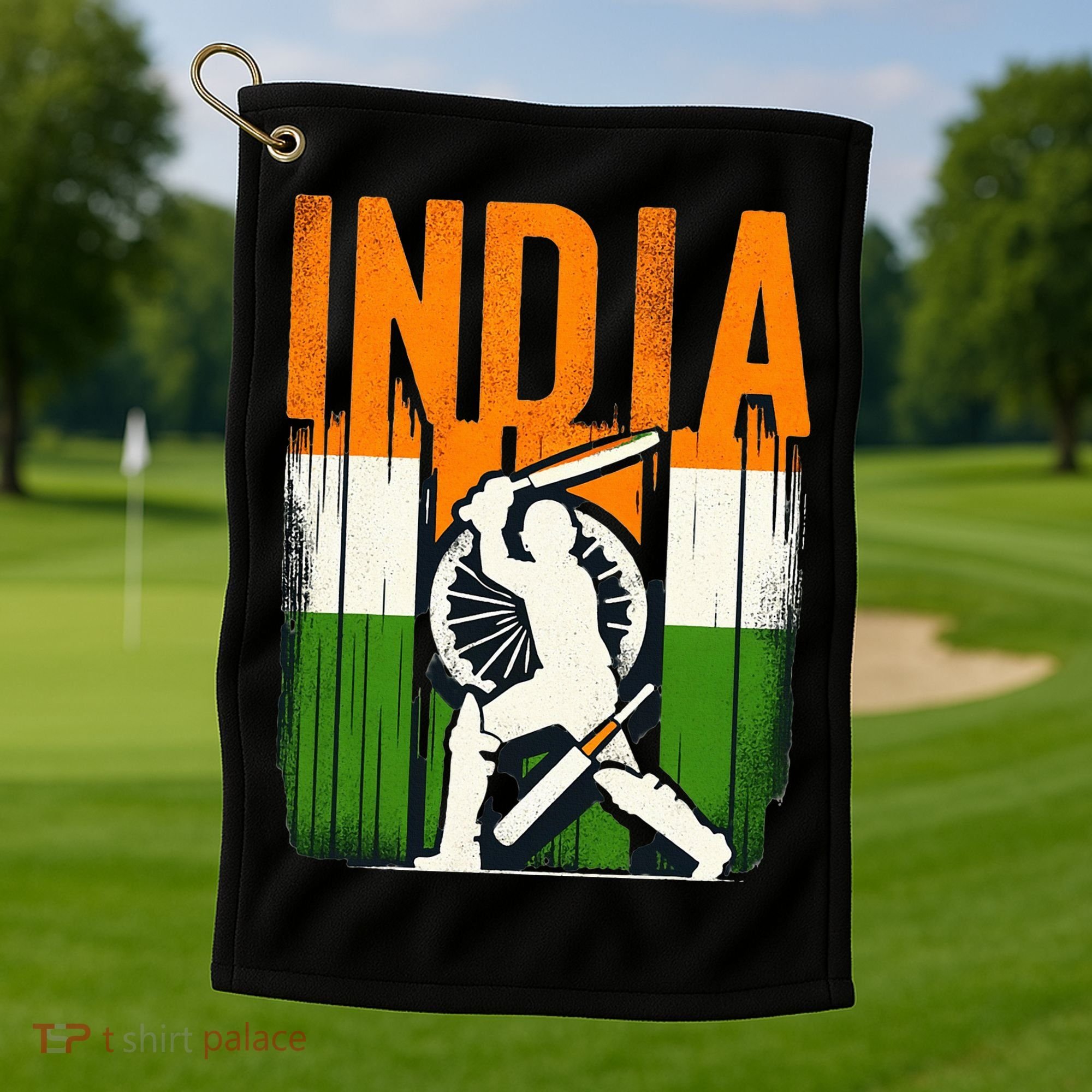 India Cricket Supporters Jersey  Indian Cricket Fans  Golf Towel