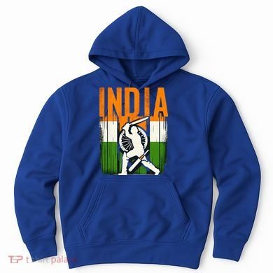 India Cricket Supporters Jersey  Indian Cricket Fans  Hoodie