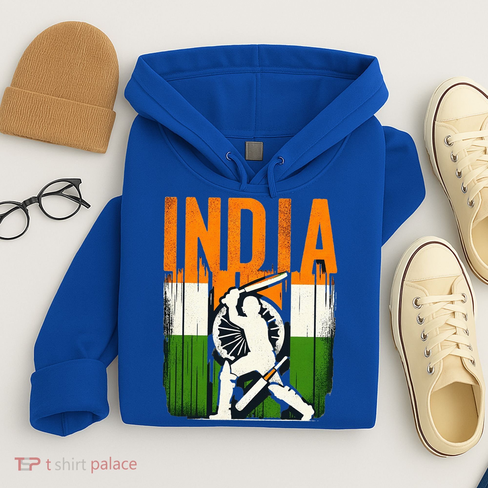 India Cricket Supporters Jersey  Indian Cricket Fans  Hoodie