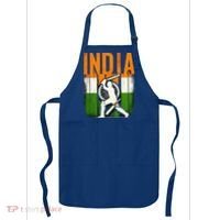 India Cricket Supporters Jersey  Indian Cricket Fans  Apron thumb 0