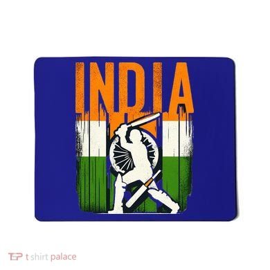 India Cricket Supporters Jersey  Indian Cricket Fans  Mousepad