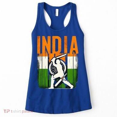 India Cricket Supporters Jersey  Indian Cricket Fans  Women's Tank Top