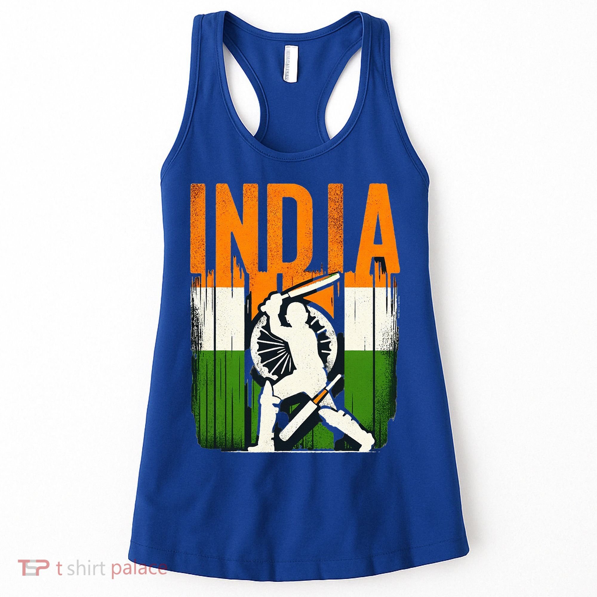 India Cricket Supporters Jersey  Indian Cricket Fans  Women's Tank Top