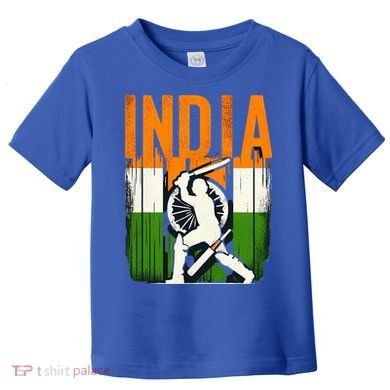 India Cricket Supporters Jersey  Indian Cricket Fans  Toddler T-Shirt