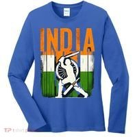 India Cricket Supporters Jersey  Indian Cricket Fans  Women's Long Sleeve Shirt thumb 0