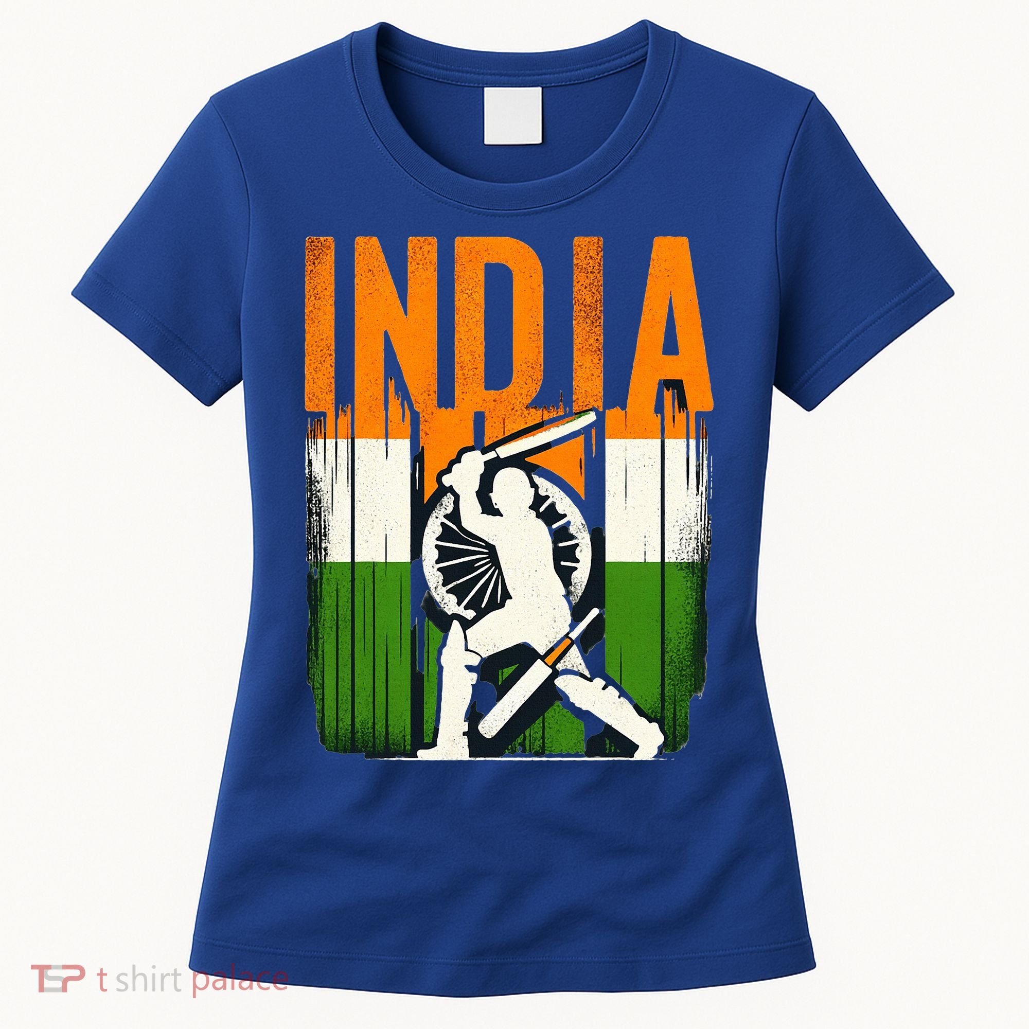 India Cricket Supporters Jersey  Indian Cricket Fans  Women's T-Shirt