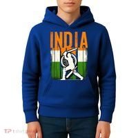 India Cricket Supporters Jersey  Indian Cricket Fans  Kids Hoodie thumb 4
