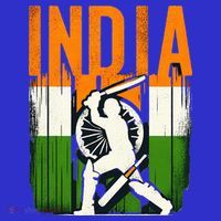 India Cricket Supporters Jersey  Indian Cricket Fans  Kids Long Sleeve Shirt thumb 2