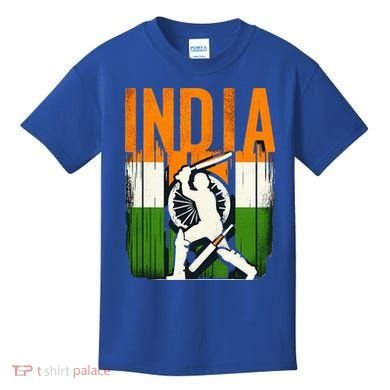 India Cricket Supporters Jersey  Indian Cricket Fans  Kids T-Shirt