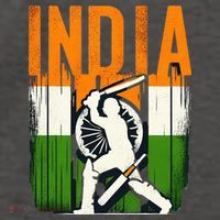 India Cricket Supporters Jersey  Indian Cricket Fans  Vector Backpack thumb 2