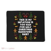 Inflation Christmas Sweaters Funny Xmas Mousepad thumb 0