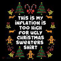 Inflation Christmas Sweaters Funny Xmas Women's Tank Top thumb 5
