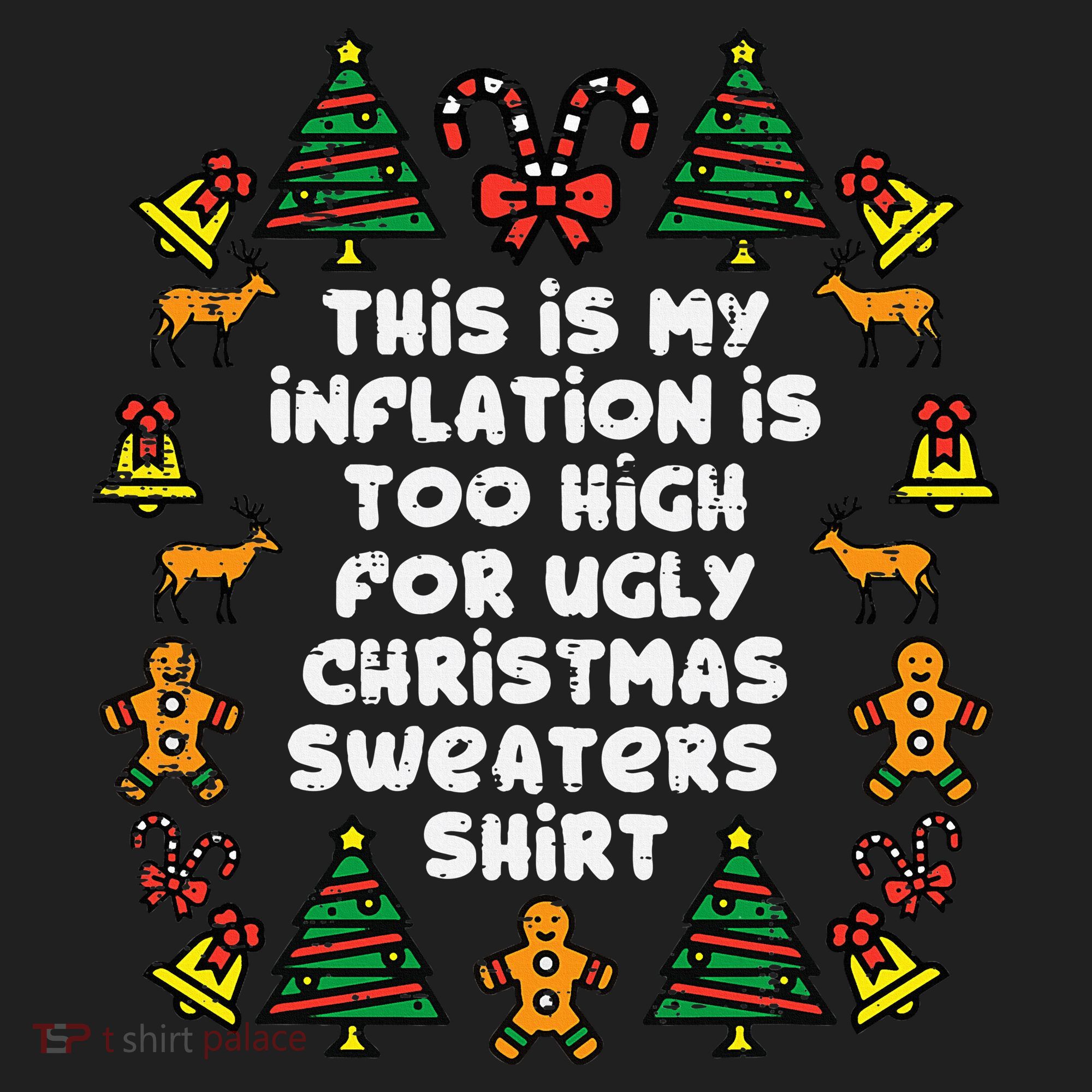Inflation Christmas Sweaters Funny Xmas Hat
