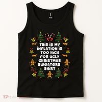 Inflation Christmas Sweaters Funny Xmas Tank Top thumb 2
