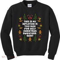 Inflation Christmas Sweaters Funny Xmas Kids Sweatshirt thumb 0