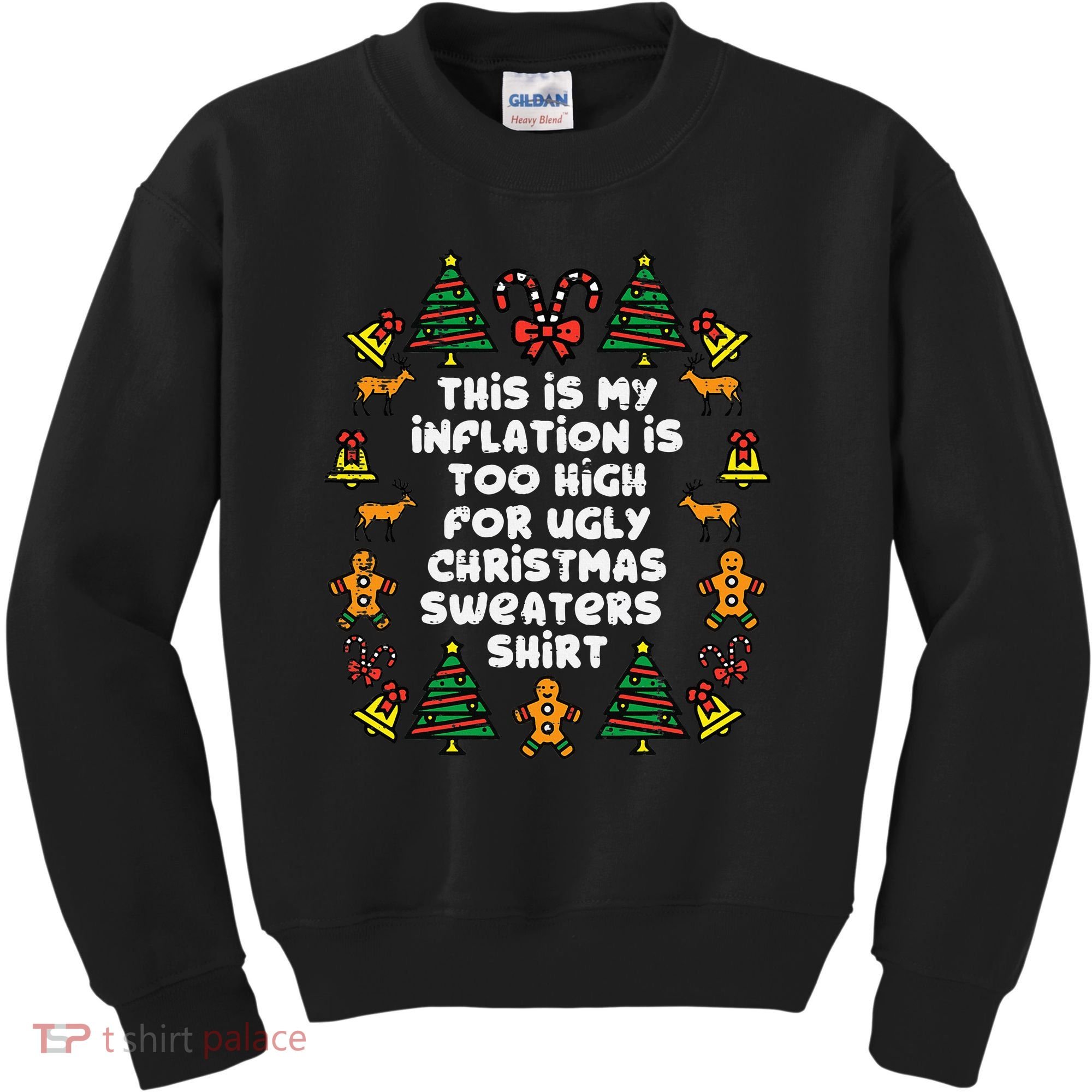 Inflation Christmas Sweaters Funny Xmas Kids Sweatshirt