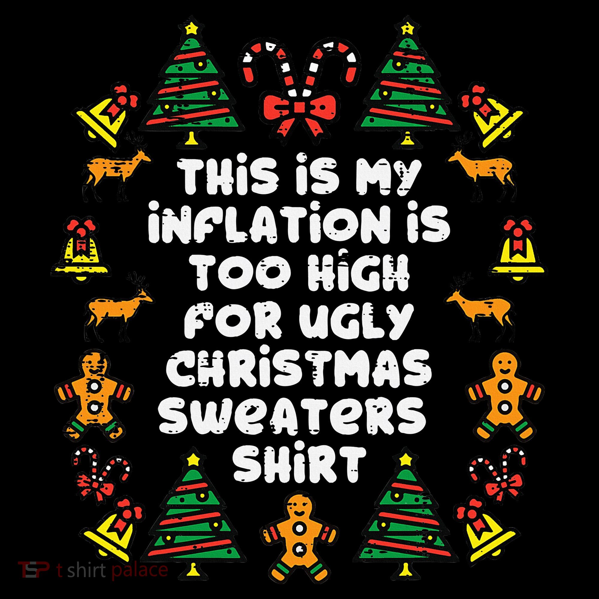 Inflation Christmas Sweaters Funny Xmas Kids Sweatshirt