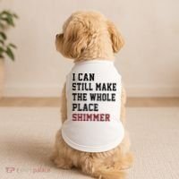 I Can Still Make The Whole Place Shimmer Disco Ball  Doggie Tank thumb 2
